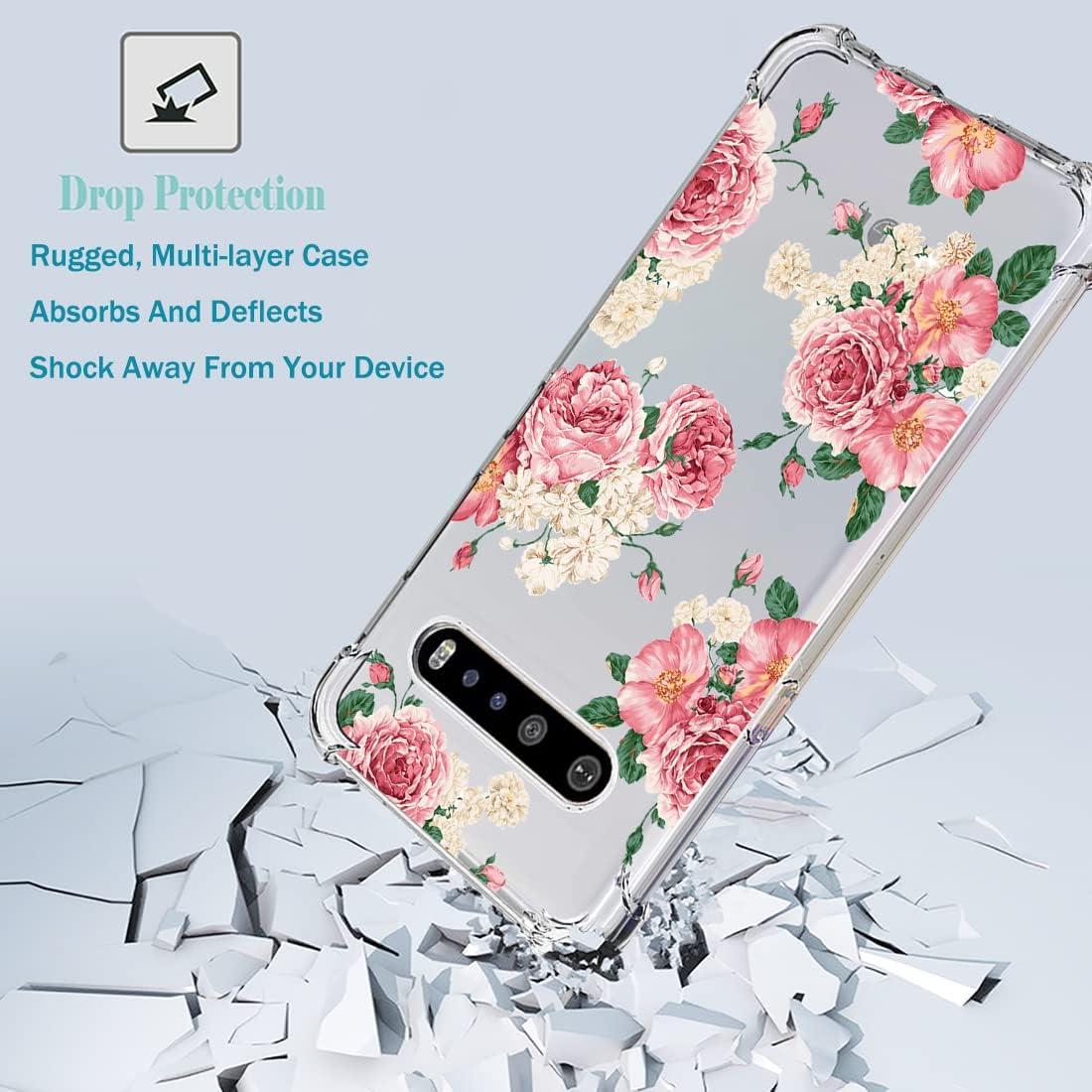 Funda TPU Rosa para LG V60 ThinQ 5G - Delgada y a Prueba de Golpes