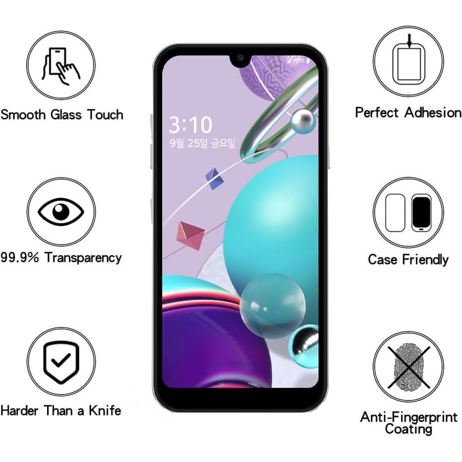 Protector de Pantalla Vidrio Templado LG K31/Q31 Ultra Resistente