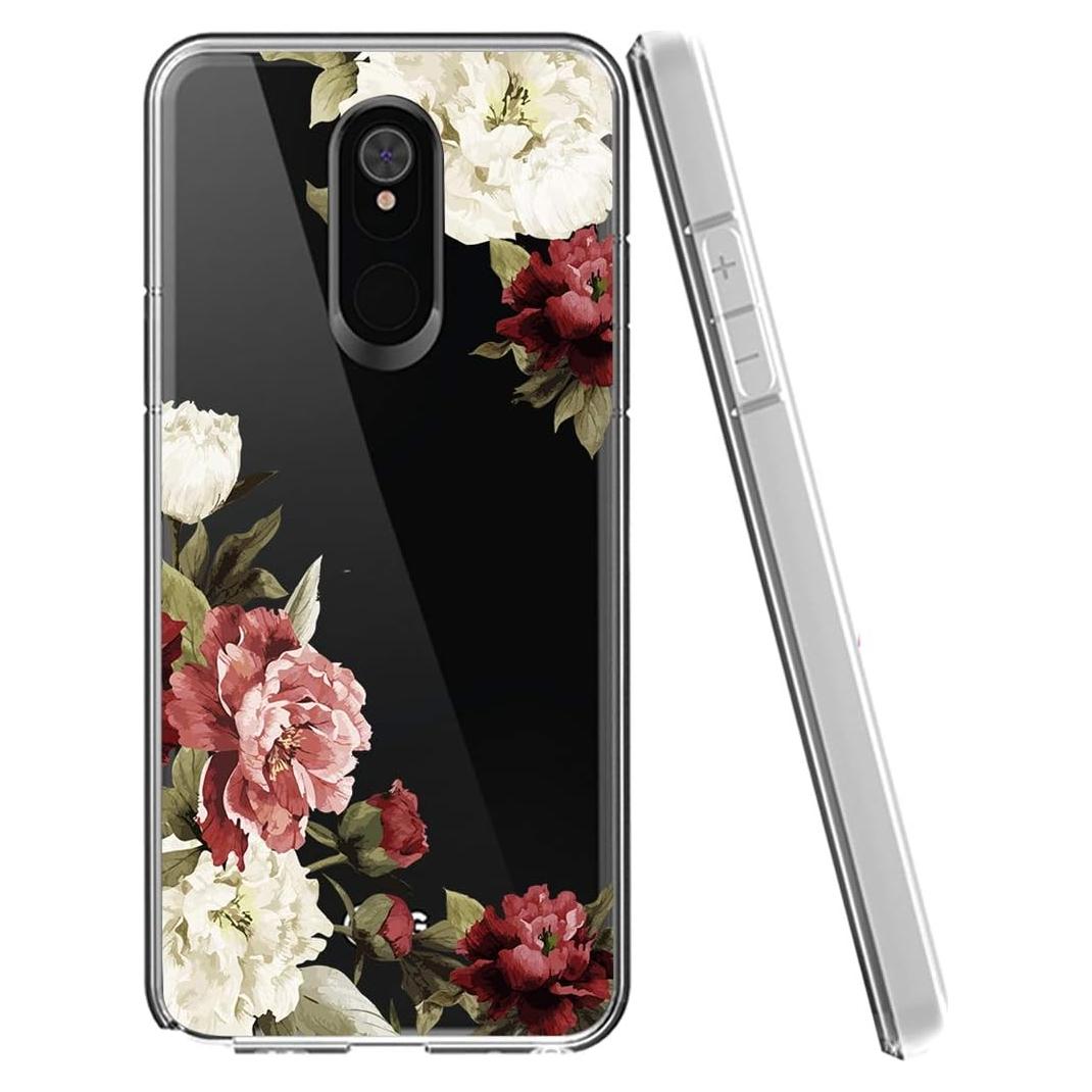 Funda transparente TPU para LG Stylo 5/5X/5 Plus/5V - Flor