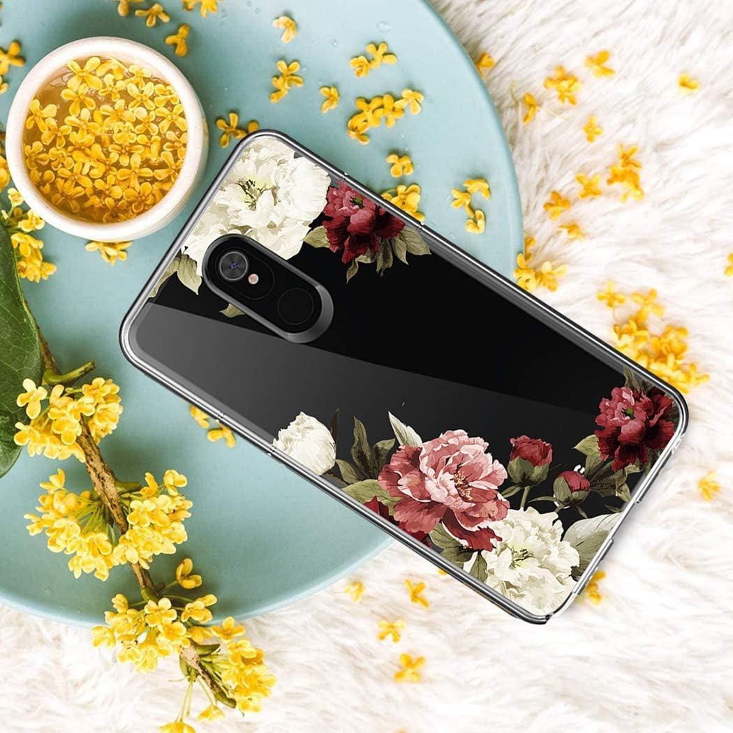 Funda transparente TPU para LG Stylo 5/5X/5 Plus/5V - Flor