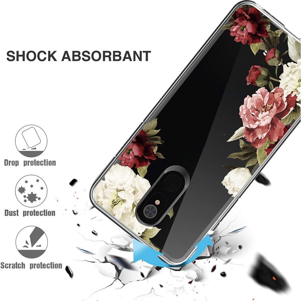 Funda transparente TPU para LG Stylo 5/5X/5 Plus/5V - Flor