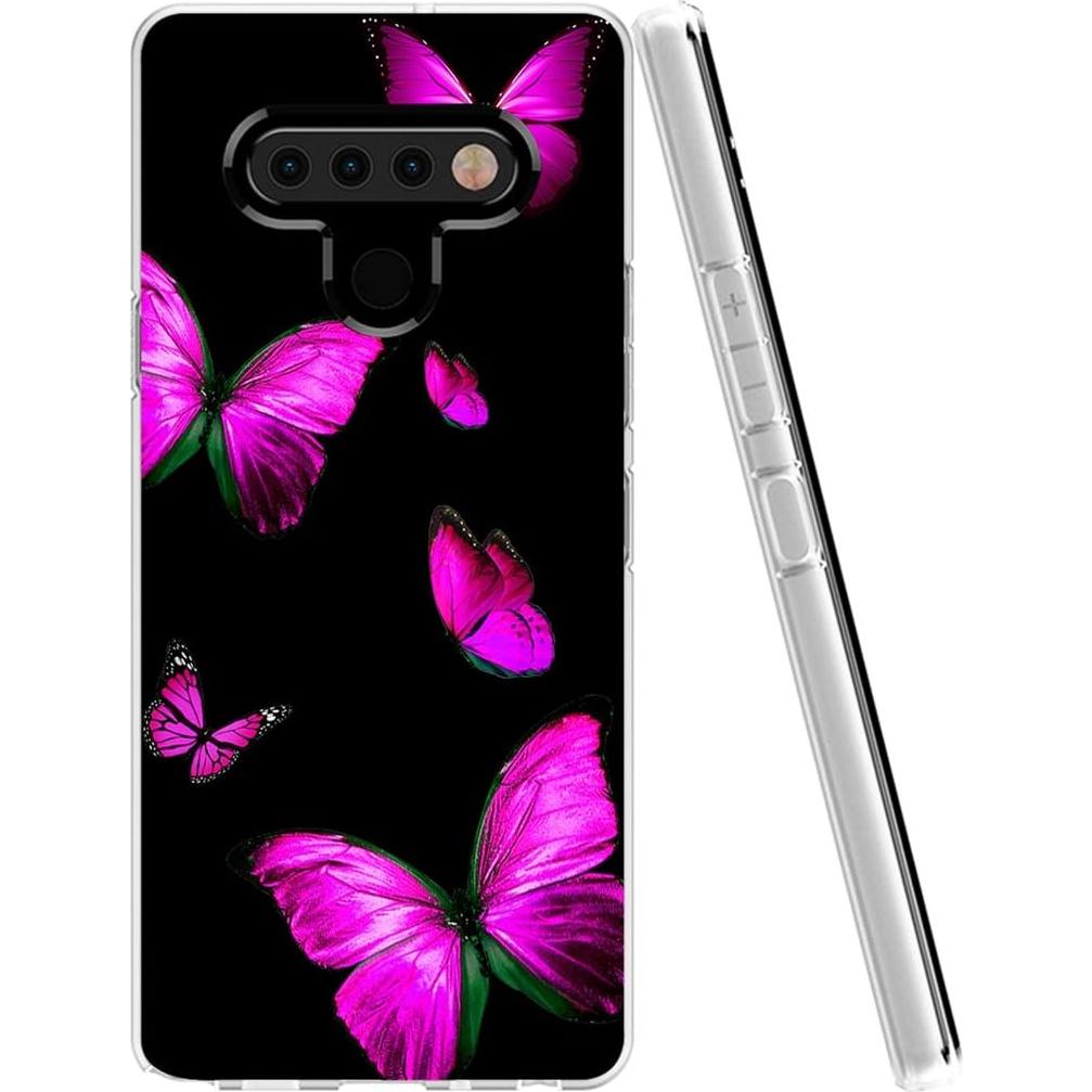 Funda Bumper Transparente TPU Rosa para LG Stylo 6 - Zoeirc