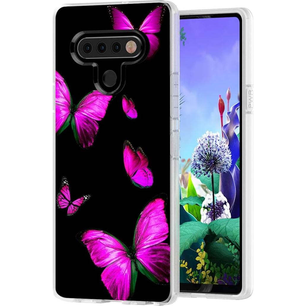 Funda Bumper Transparente TPU Rosa para LG Stylo 6 - Zoeirc