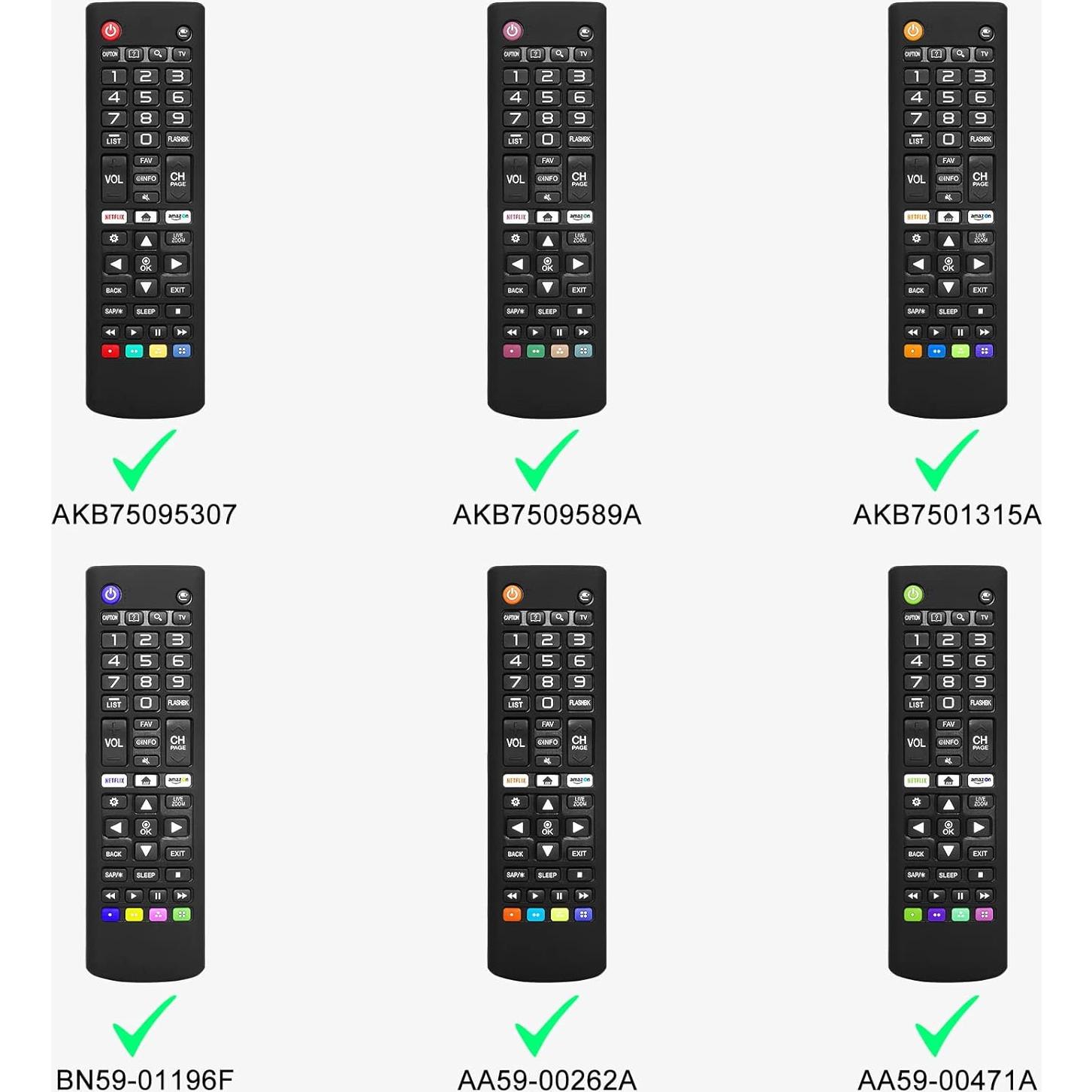 Control Remoto Universal LG 65UN7300AUD con Funda Protectora