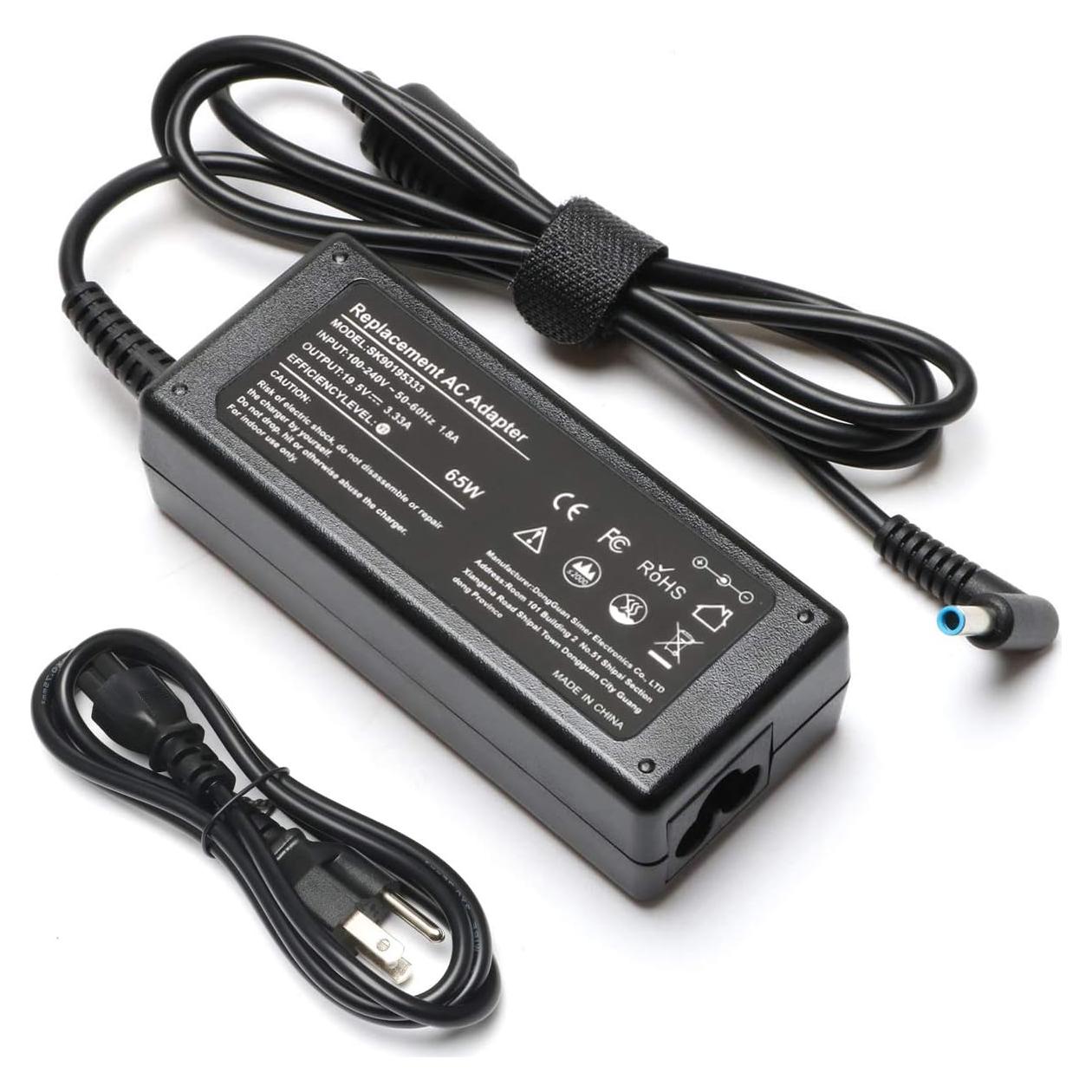 Cargador de Laptop 65W HP EliteBook ProBook 19.5V 3.33A