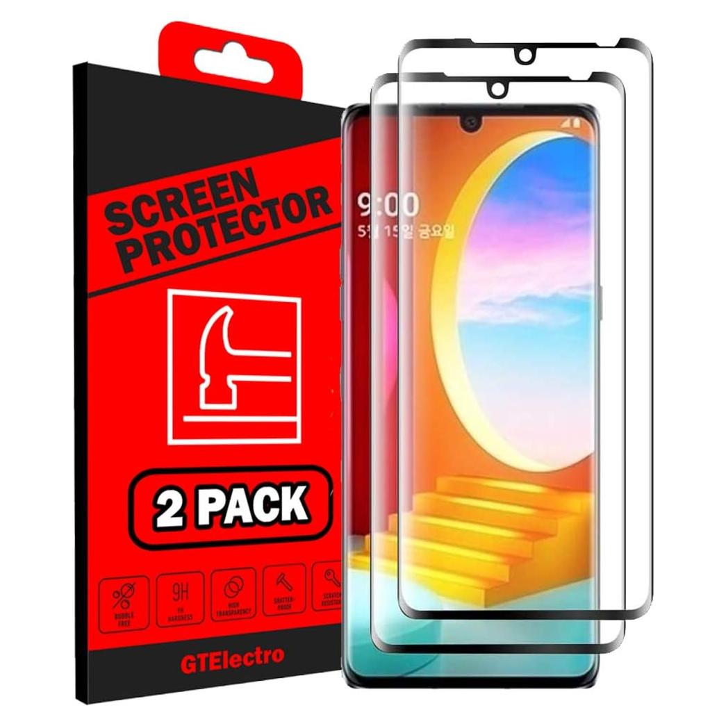 Protector de Pantalla Vidrio Templado Curvo GTElectro LG Velvet 2 Unidades