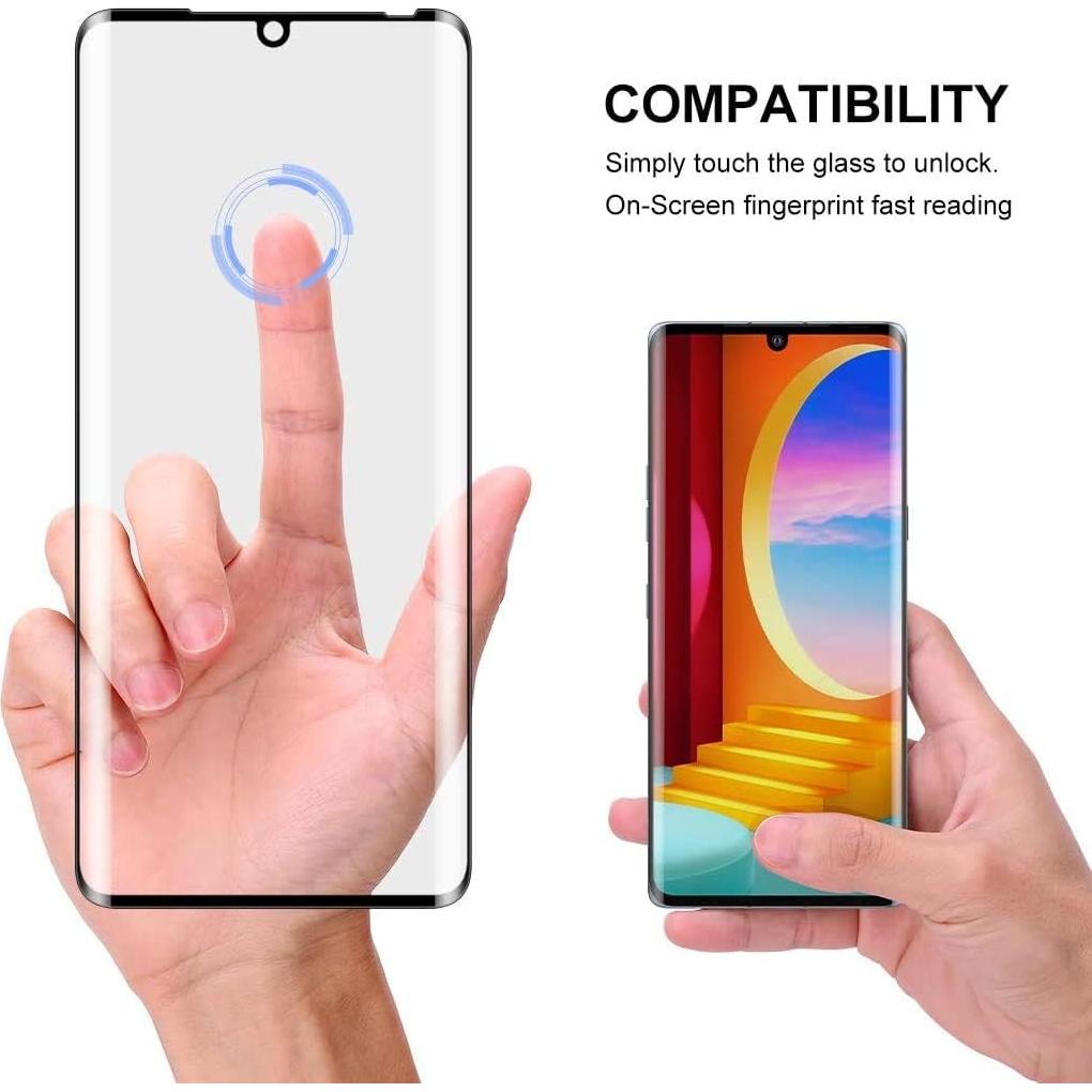 Protector de Pantalla Vidrio Templado Curvo GTElectro LG Velvet 2 Unidades