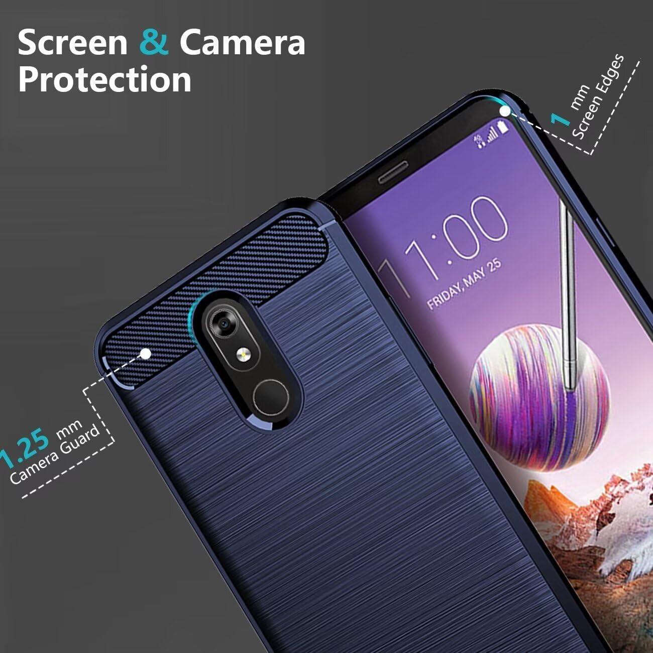 Funda delgada TPU para LG Stylo 5/5X/5 Plus - Azul Marino