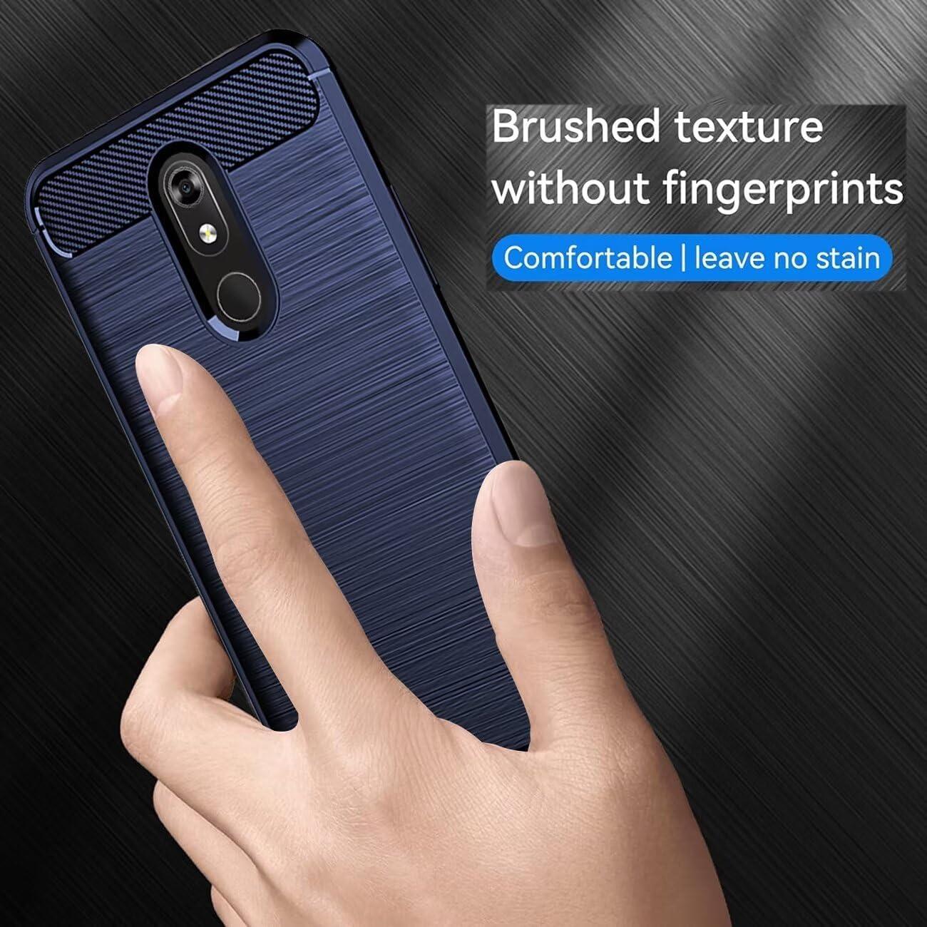 Funda delgada TPU para LG Stylo 5/5X/5 Plus - Azul Marino