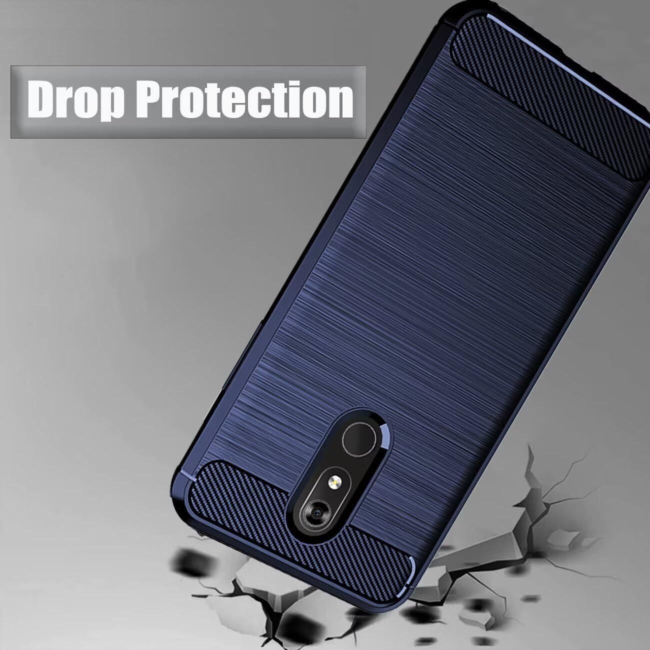 Funda delgada TPU para LG Stylo 5/5X/5 Plus - Azul Marino