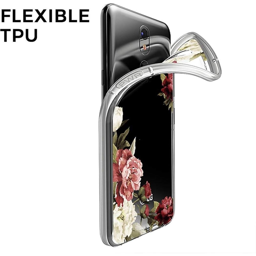 Funda Transparente TPU para LG Prime 2 / Aristo 4 Plus - Flor de Floración