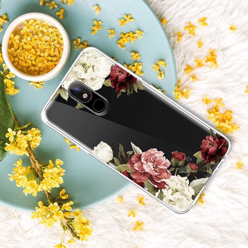 Funda Transparente TPU para LG Prime 2 / Aristo 4 Plus - Flor de Floración