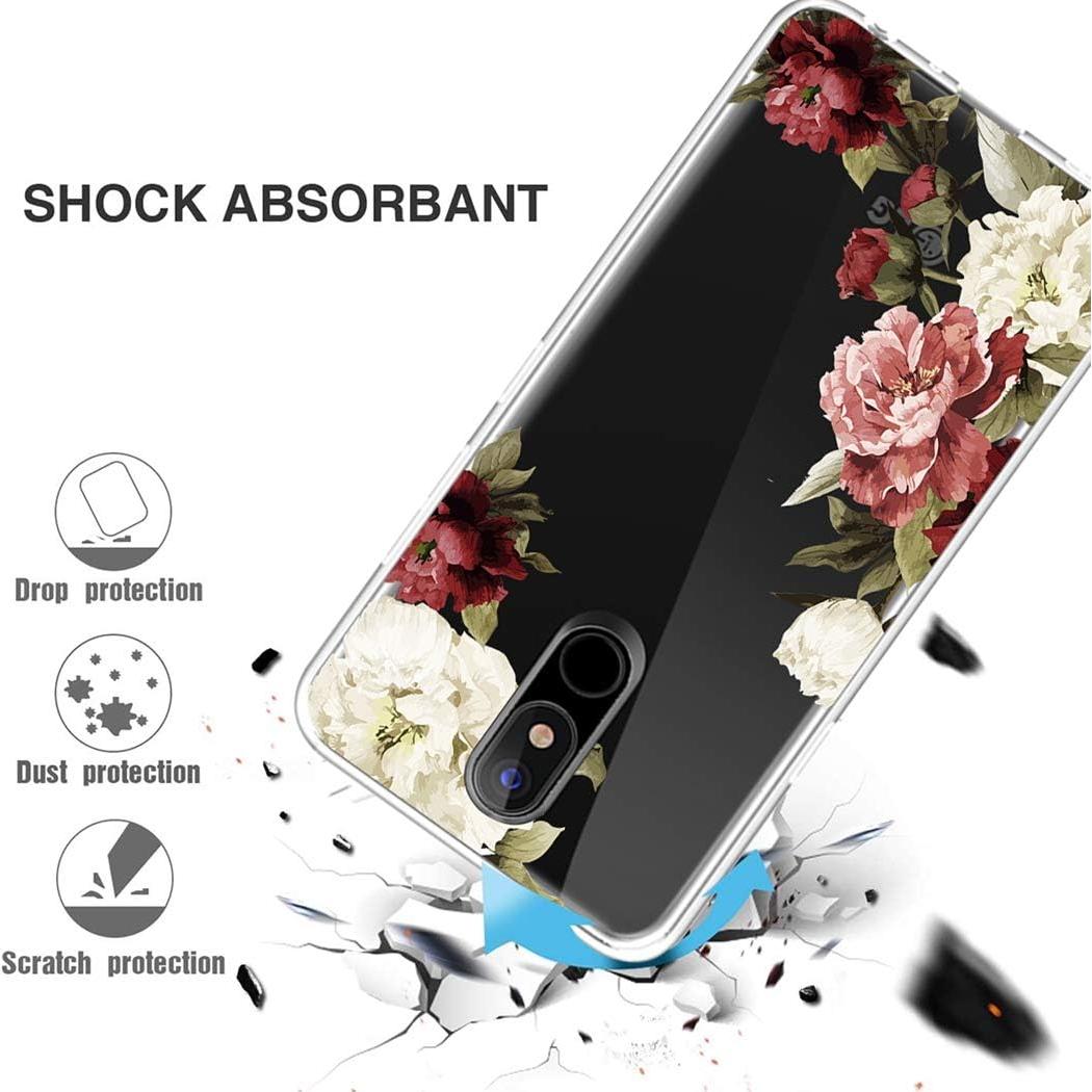Funda Transparente TPU para LG Prime 2 / Aristo 4 Plus - Flor de Floración