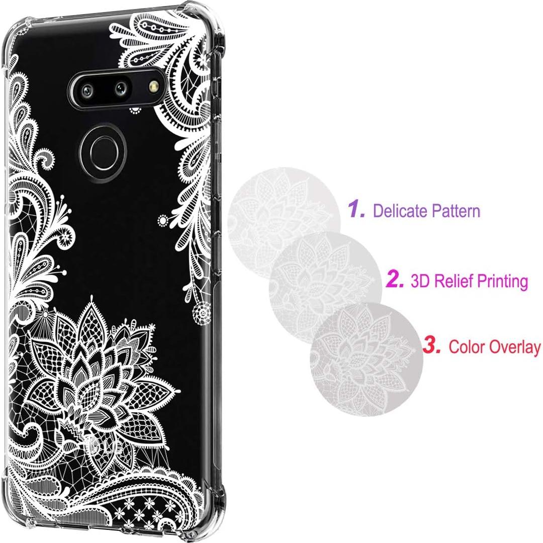 Funda protectora delgada TPU Mandala para LG G8 ThinQ 2019