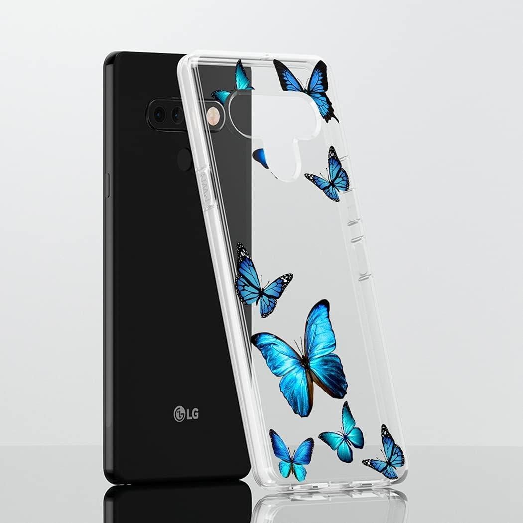 Funda TPU LG Stylo 6 Mariposa Azul - Protección Ultra Clara