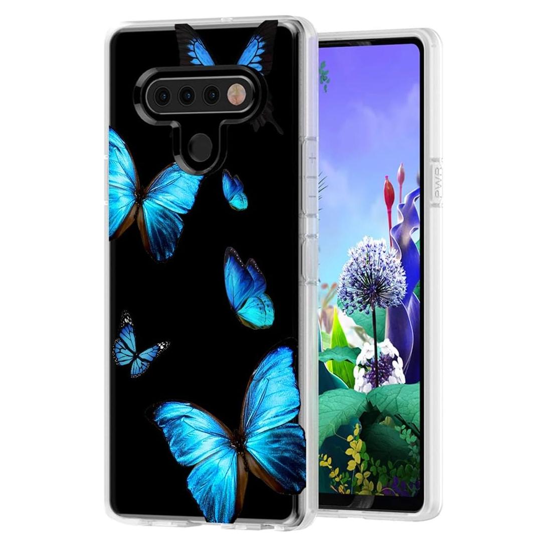 Funda Transparente TPU para LG Stylo 6 - Mariposa, Ligera y Protectora