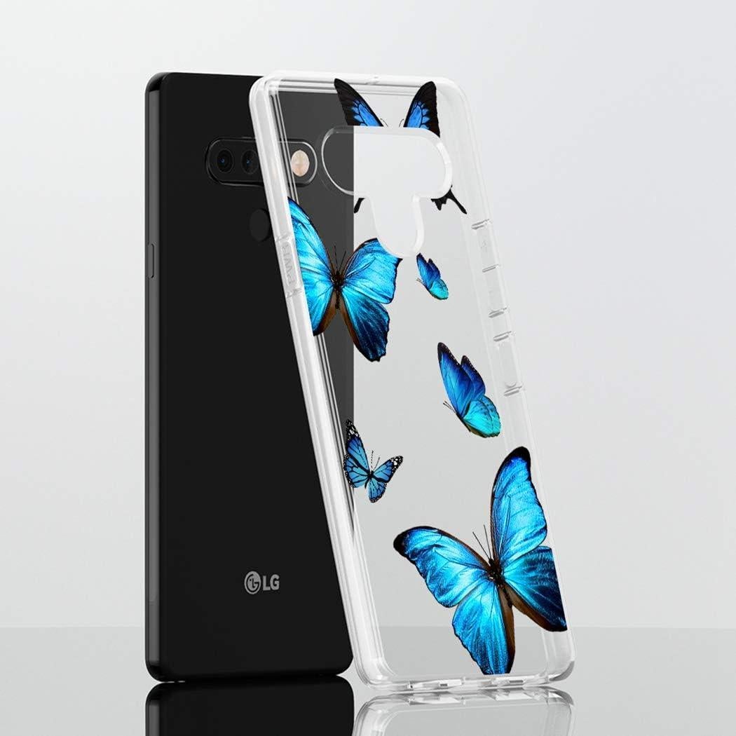 Funda Transparente TPU para LG Stylo 6 - Mariposa, Ligera y Protectora
