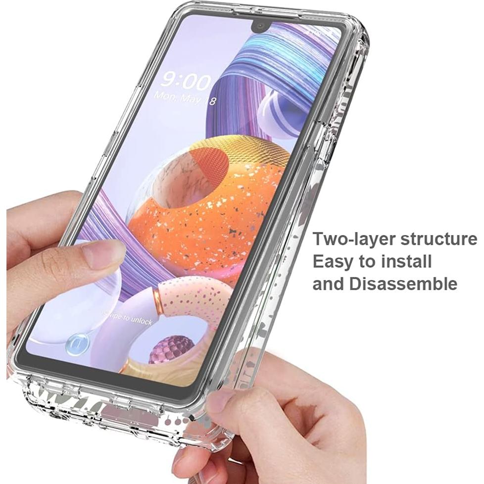 Funda LG Stylo 6 Sidande Floral TPU Transparente 360°