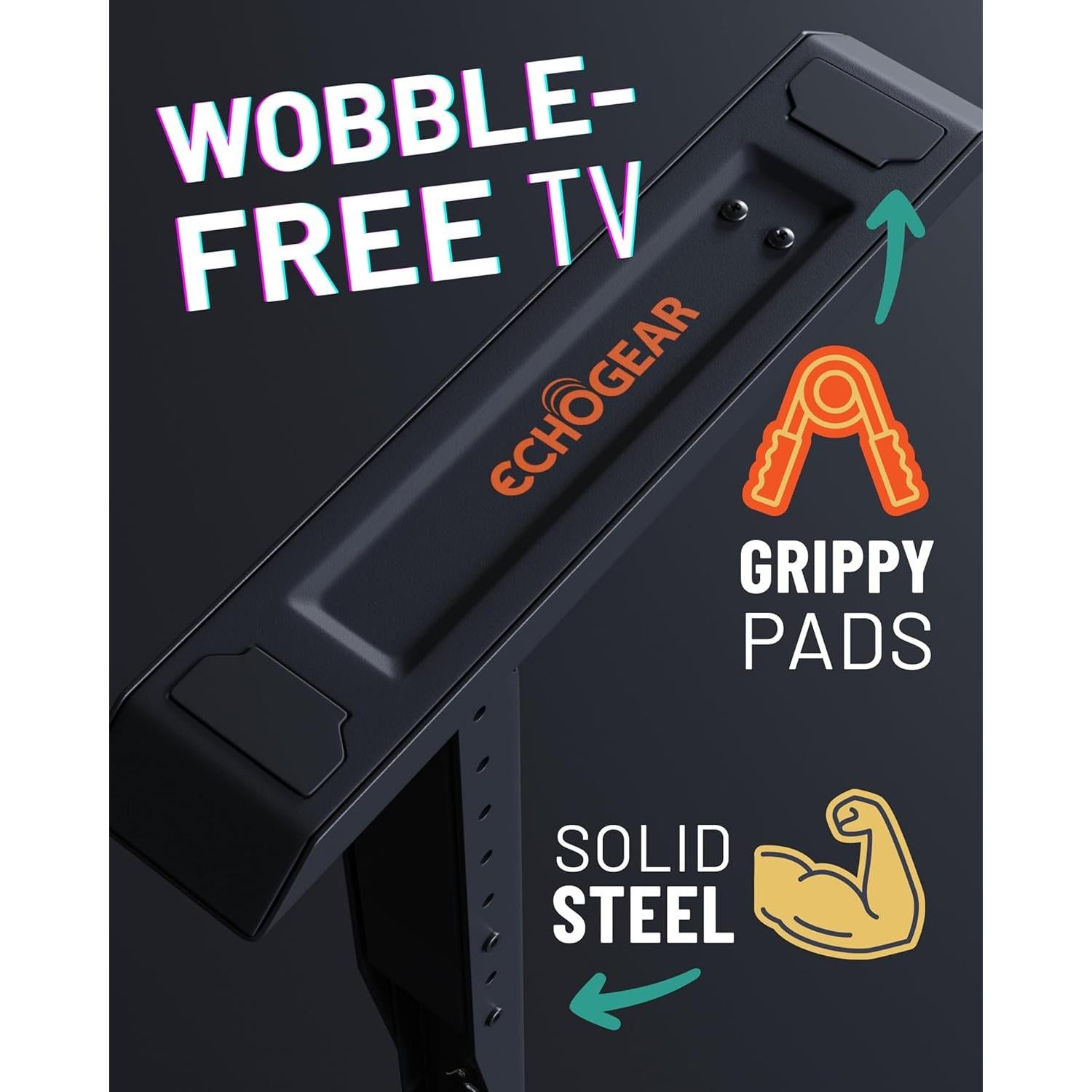 Soporte Universal ECHOGEAR para TV hasta 196 cm - Ajustable