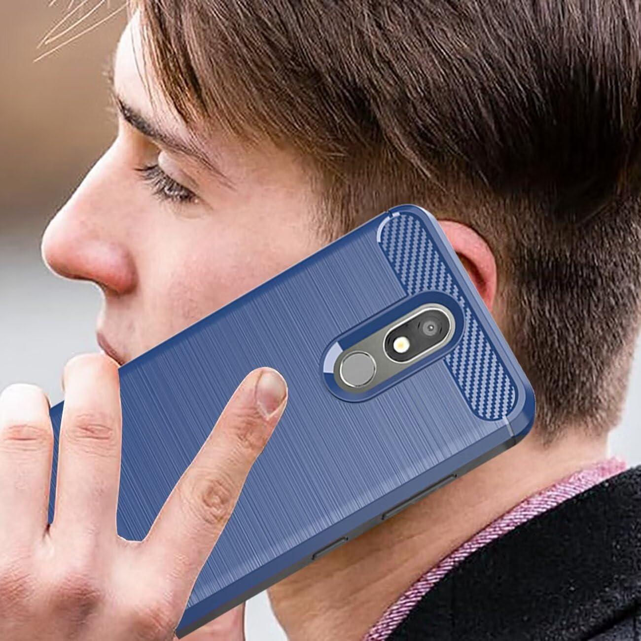 Funda Ultra Delgada TPU para LG Aristo 2/3/2+ Azul Marino