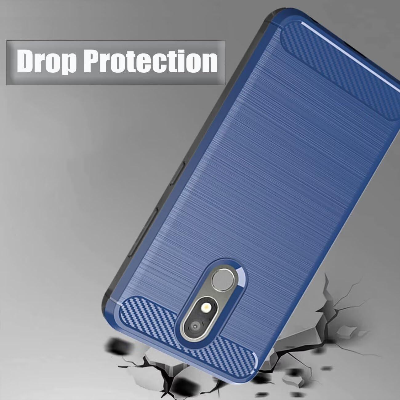 Funda Ultra Delgada TPU para LG Aristo 2/3/2+ Azul Marino
