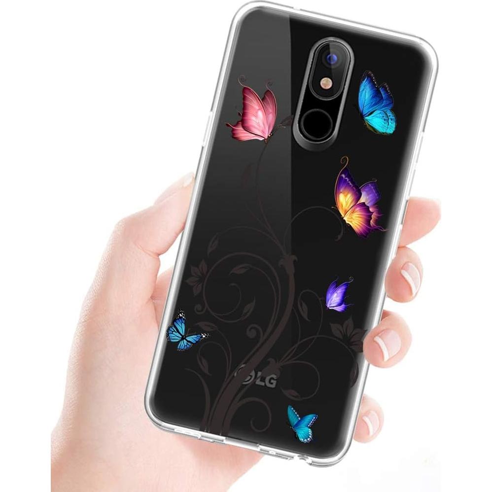 Funda TPU Mariposa para LG K40 / K12 Plus / X4 2019