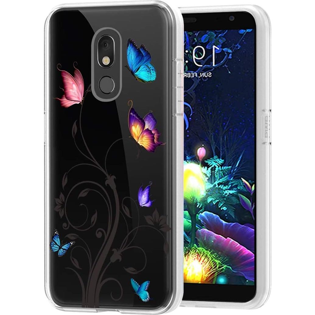 Funda TPU Mariposa para LG K40 / K12 Plus / X4 2019
