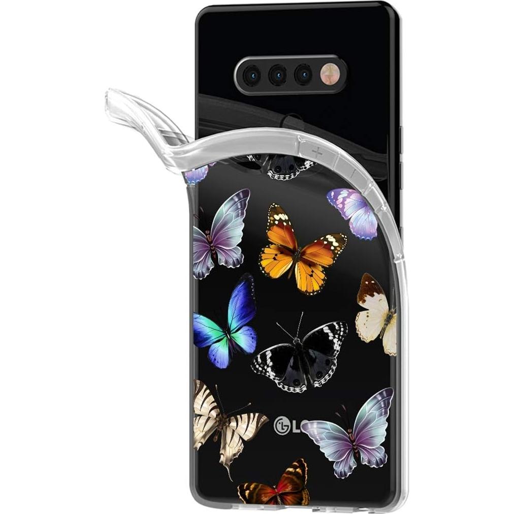 Funda TPU Mariposa para LG K51/Q51/Reflect - Protección Suave
