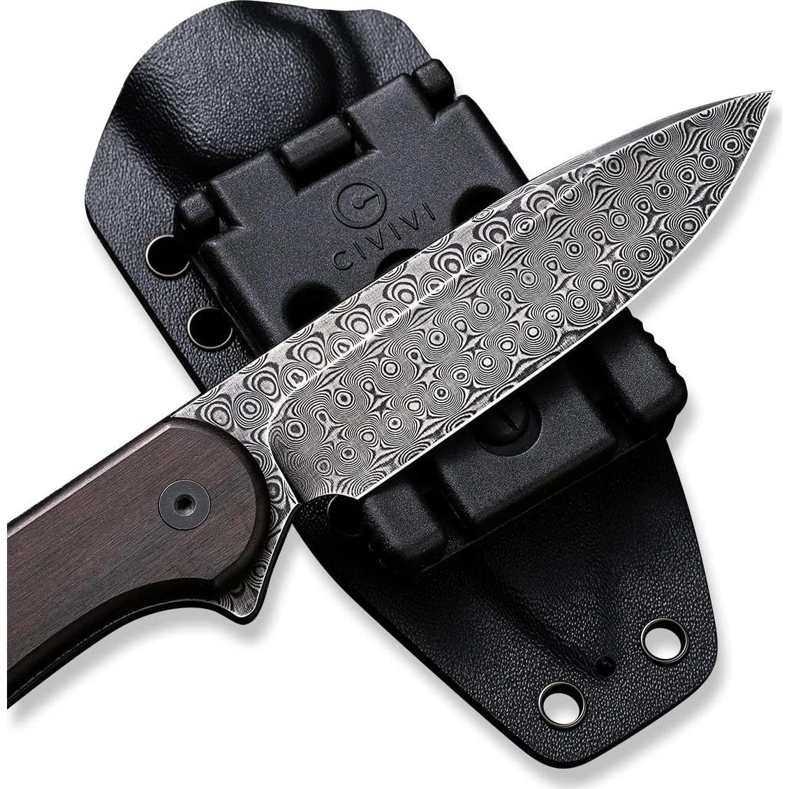 Cuchillo de hoja fija CIVIVI Elementum 10.11 cm Damasco G10