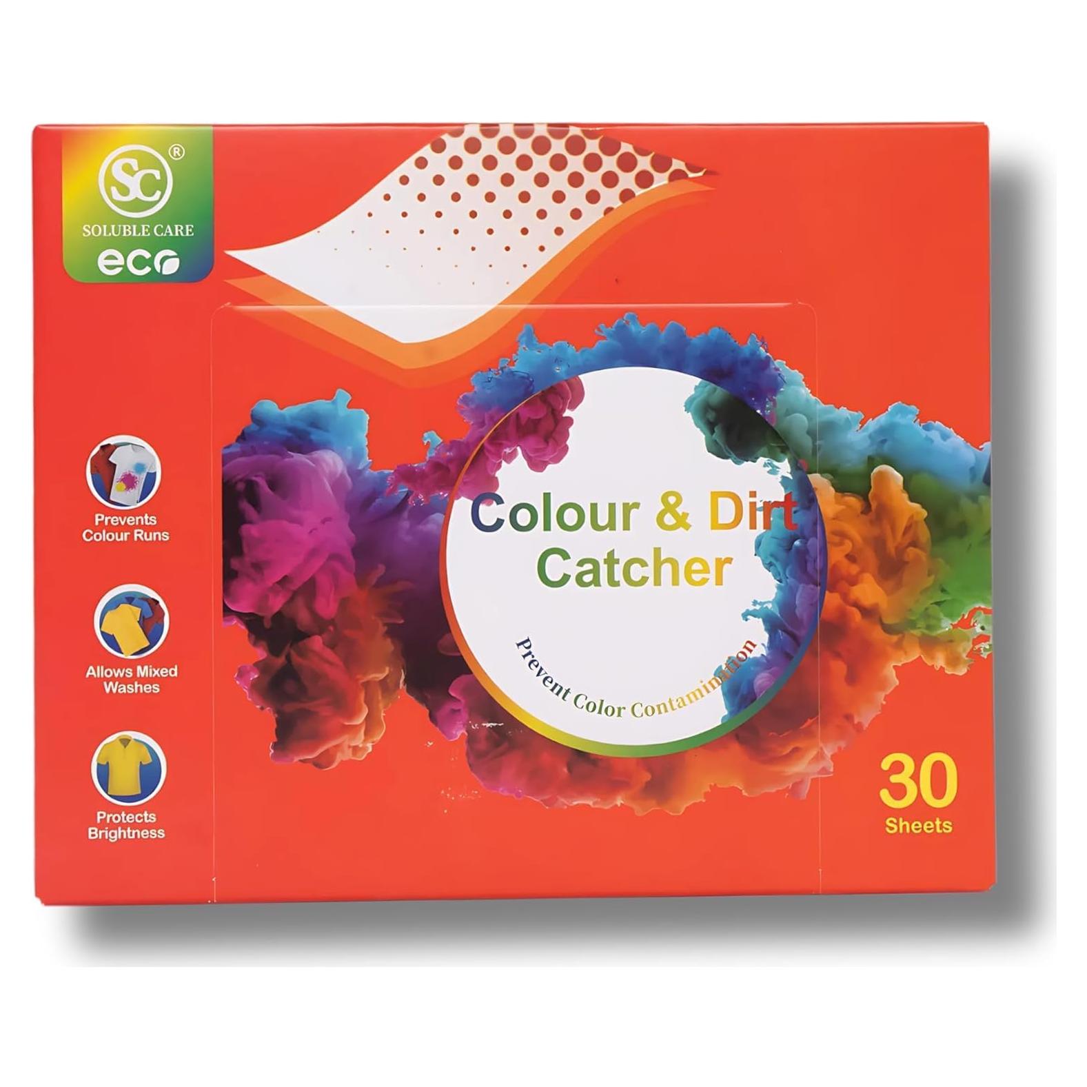 Hojas para Lavandería Color Catcher Soluble Care - 30 Hojas