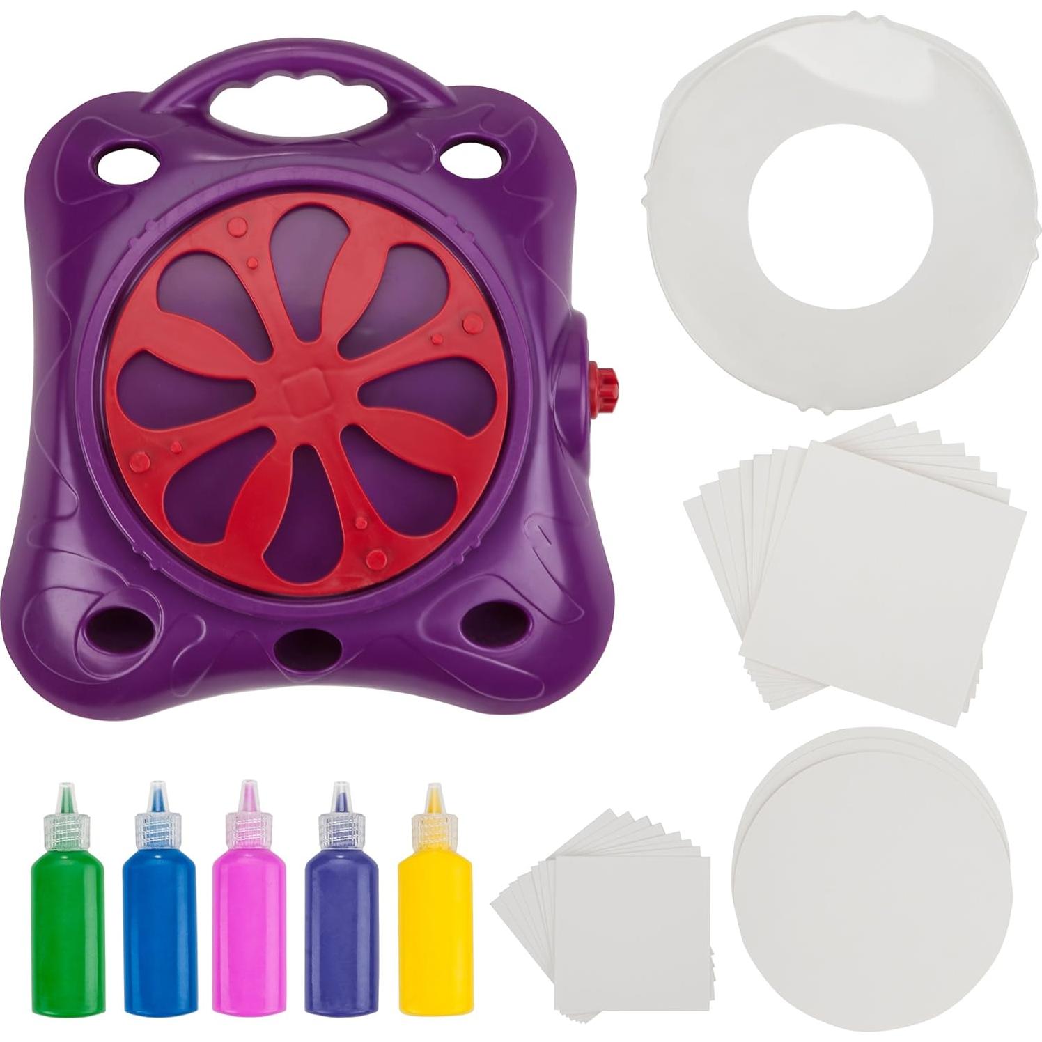 Kit de Arte Spin & Paint Creative Kids - 27 Piezas Multicolor