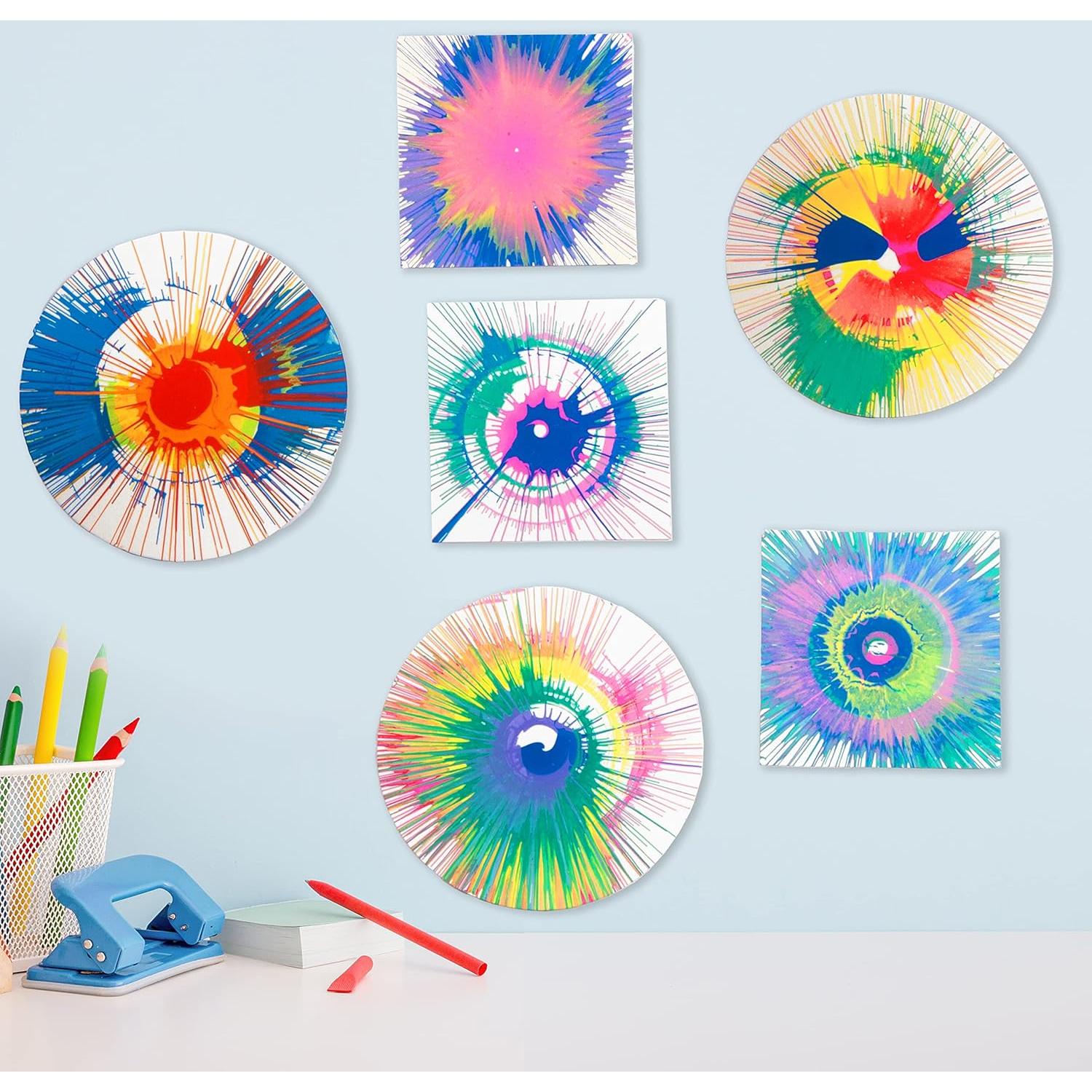 Kit de Arte Spin & Paint Creative Kids - 27 Piezas Multicolor