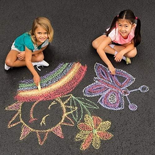 Tiza de Acera Jumbo Color Splash 126 Piezas No Tóxica