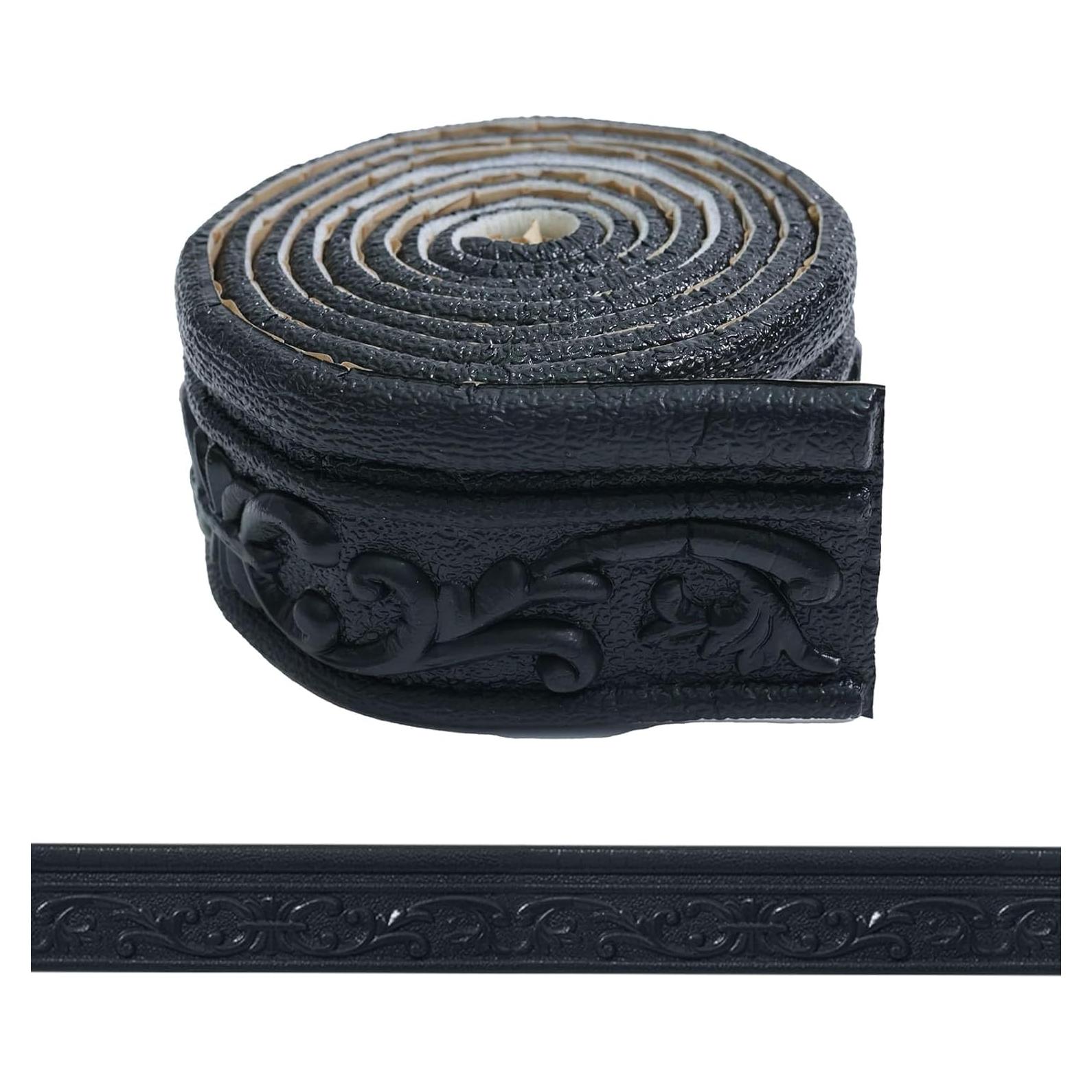 Moldura de Corona Autoadhesiva WADILE 228.6x7.87cm Negra