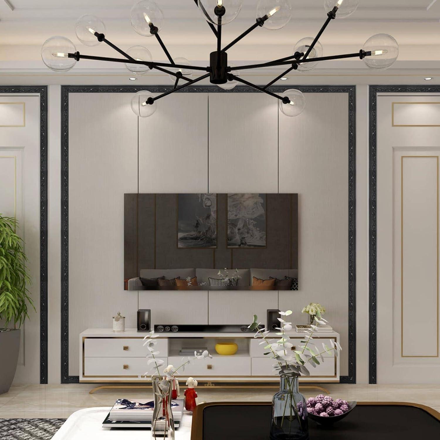 Moldura de Corona Autoadhesiva WADILE 228.6x7.87cm Negra