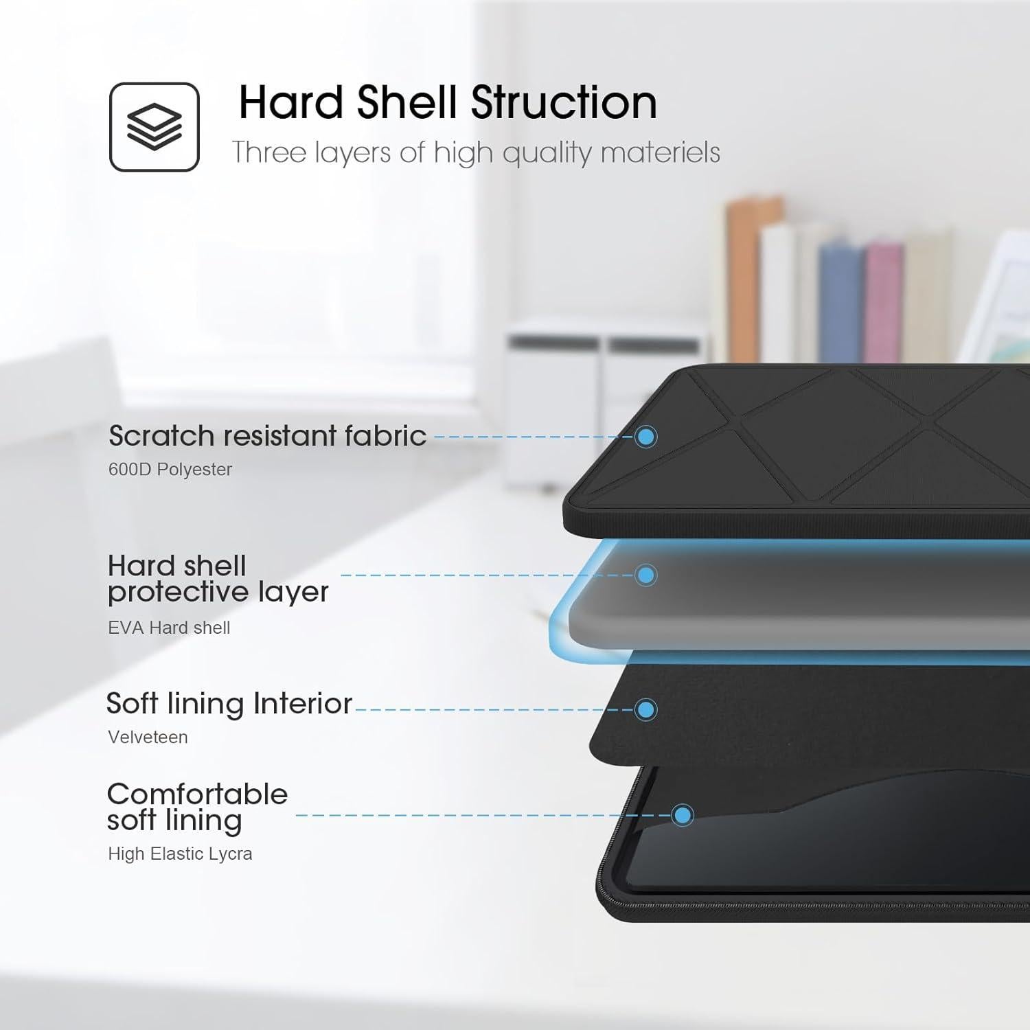 Funda Dura Smatree para Laptop 16" - Compatible con ASUS, Lenovo, Samsung