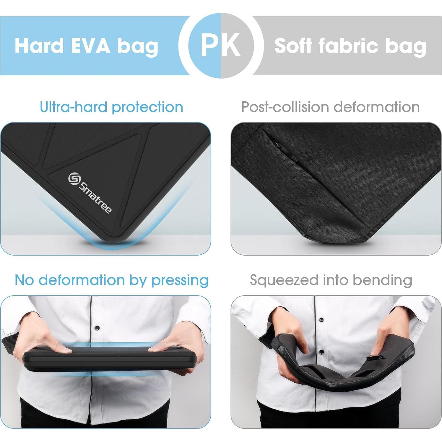 Funda Dura Smatree para Laptop 16" - Compatible con ASUS, Lenovo, Samsung