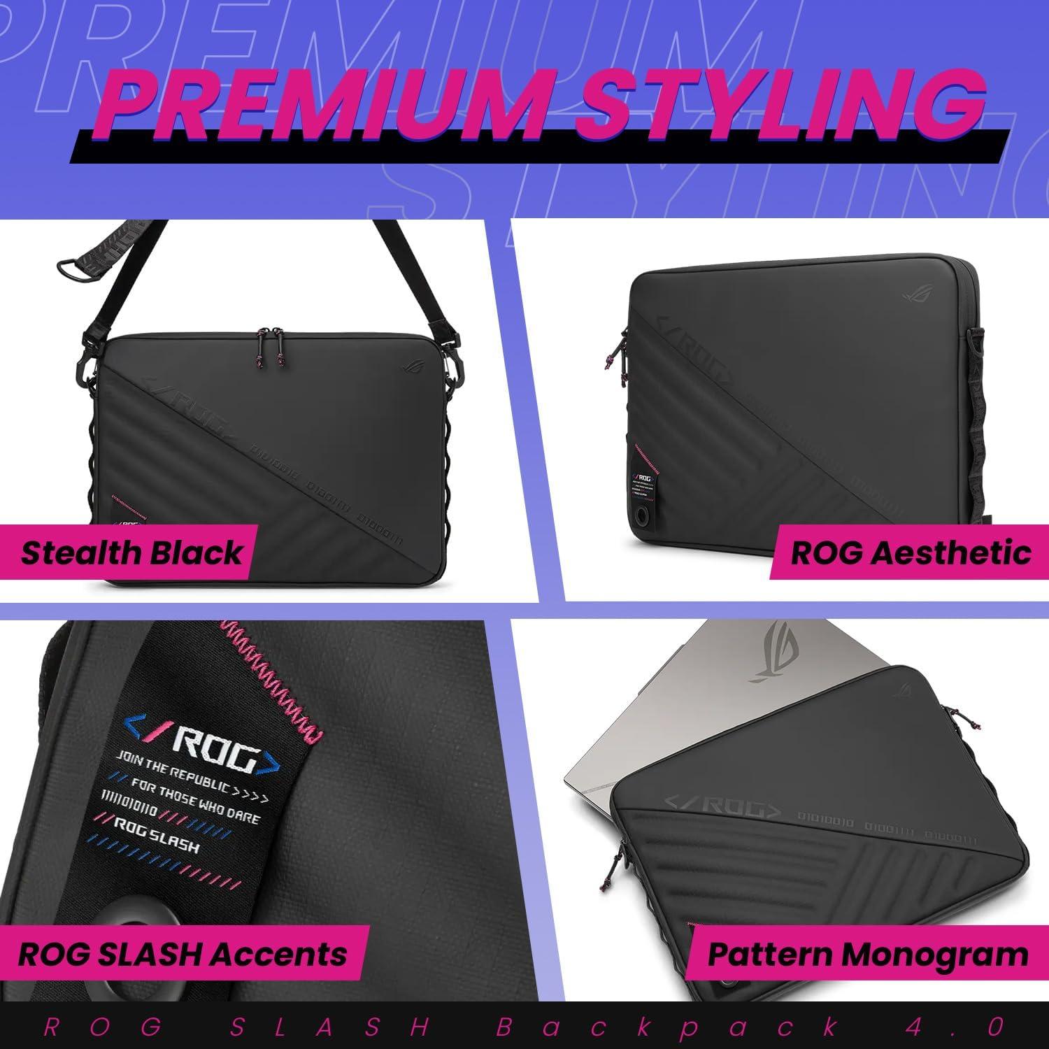 Bolsa Sleeve ASUS ROG Slash 4.0 para Laptop 16" Negra