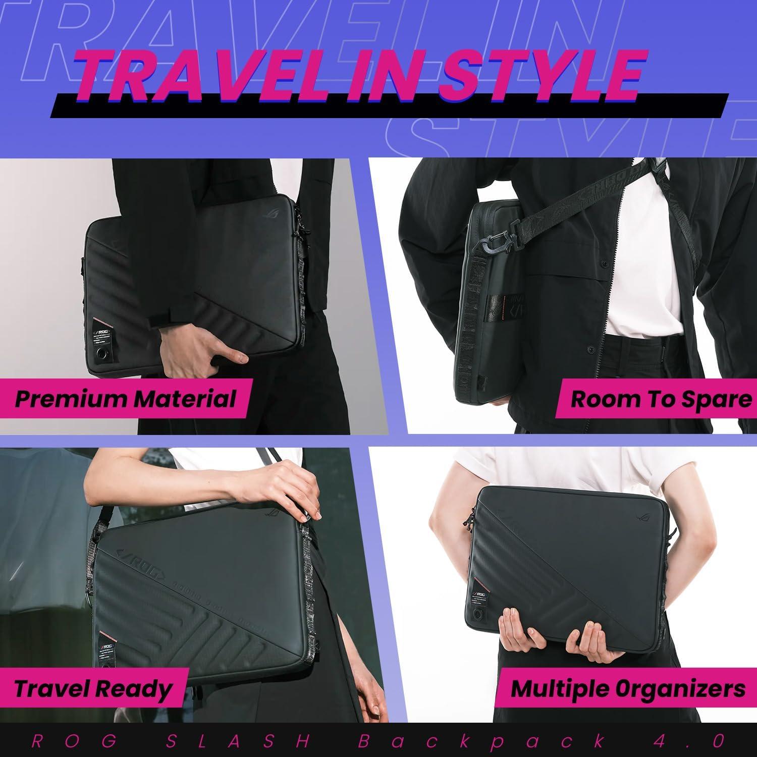 Bolsa Sleeve ASUS ROG Slash 4.0 para Laptop 16" Negra