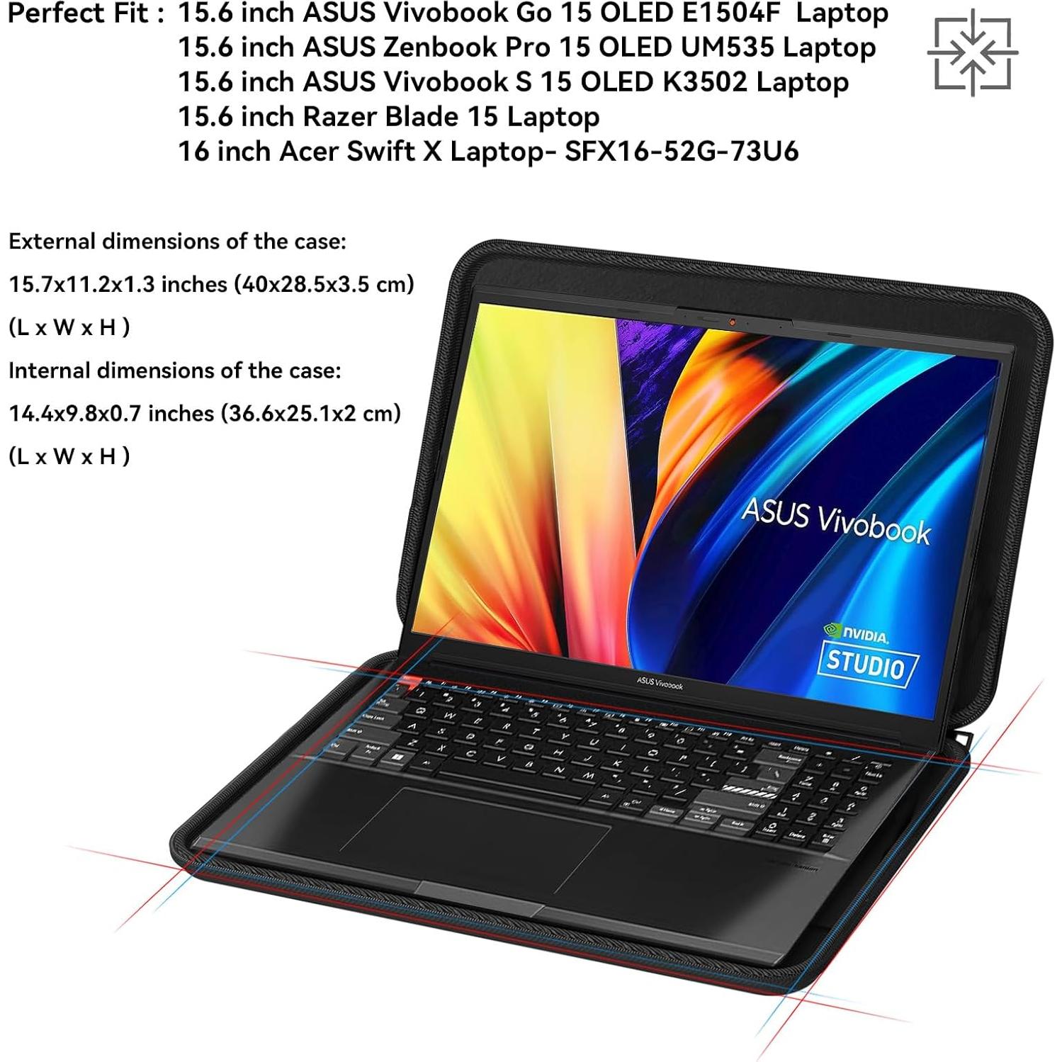 Funda Protectora Dura EVA Smatree para Laptop 15.6" ASUS/Razer