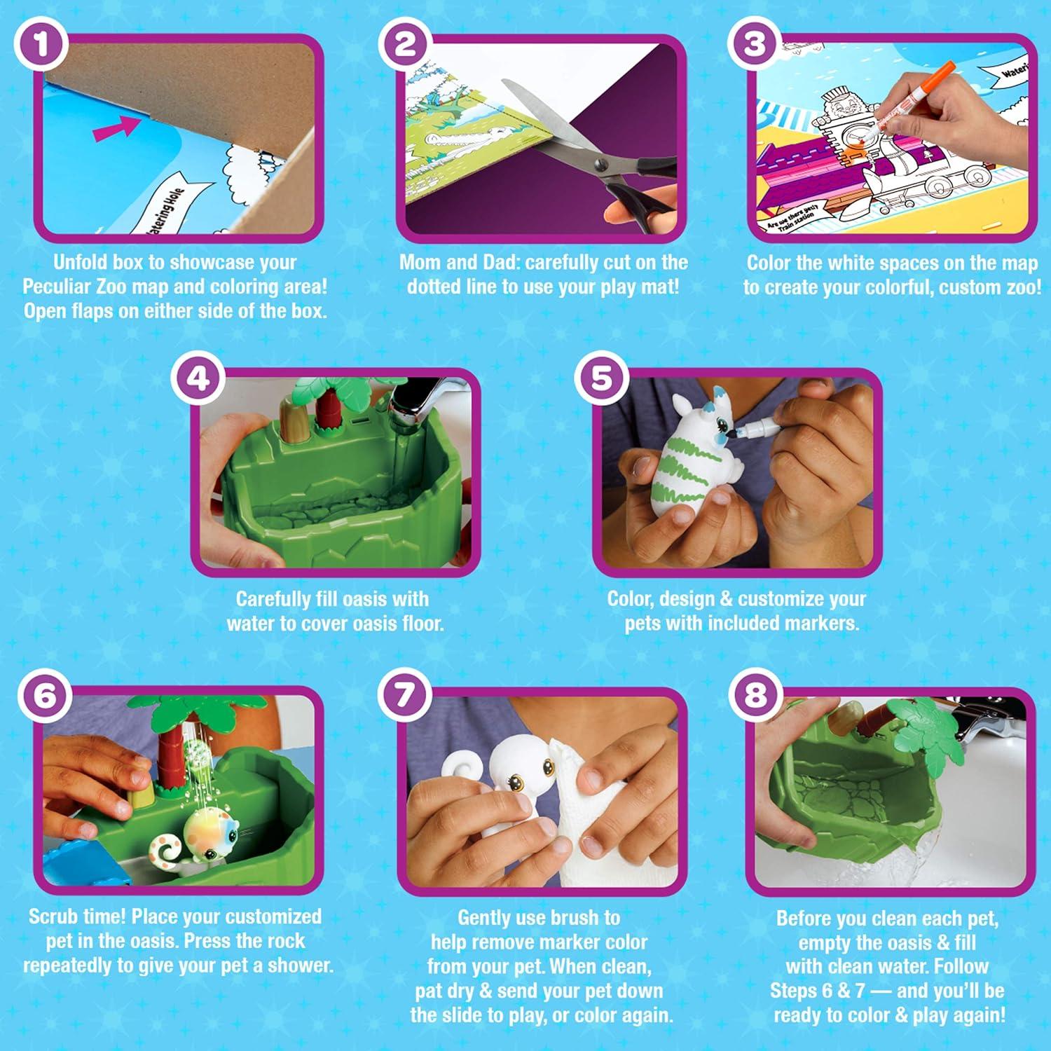 Crayola Scribble Scrubbie Zoológico Peculiar - Juguete 3+