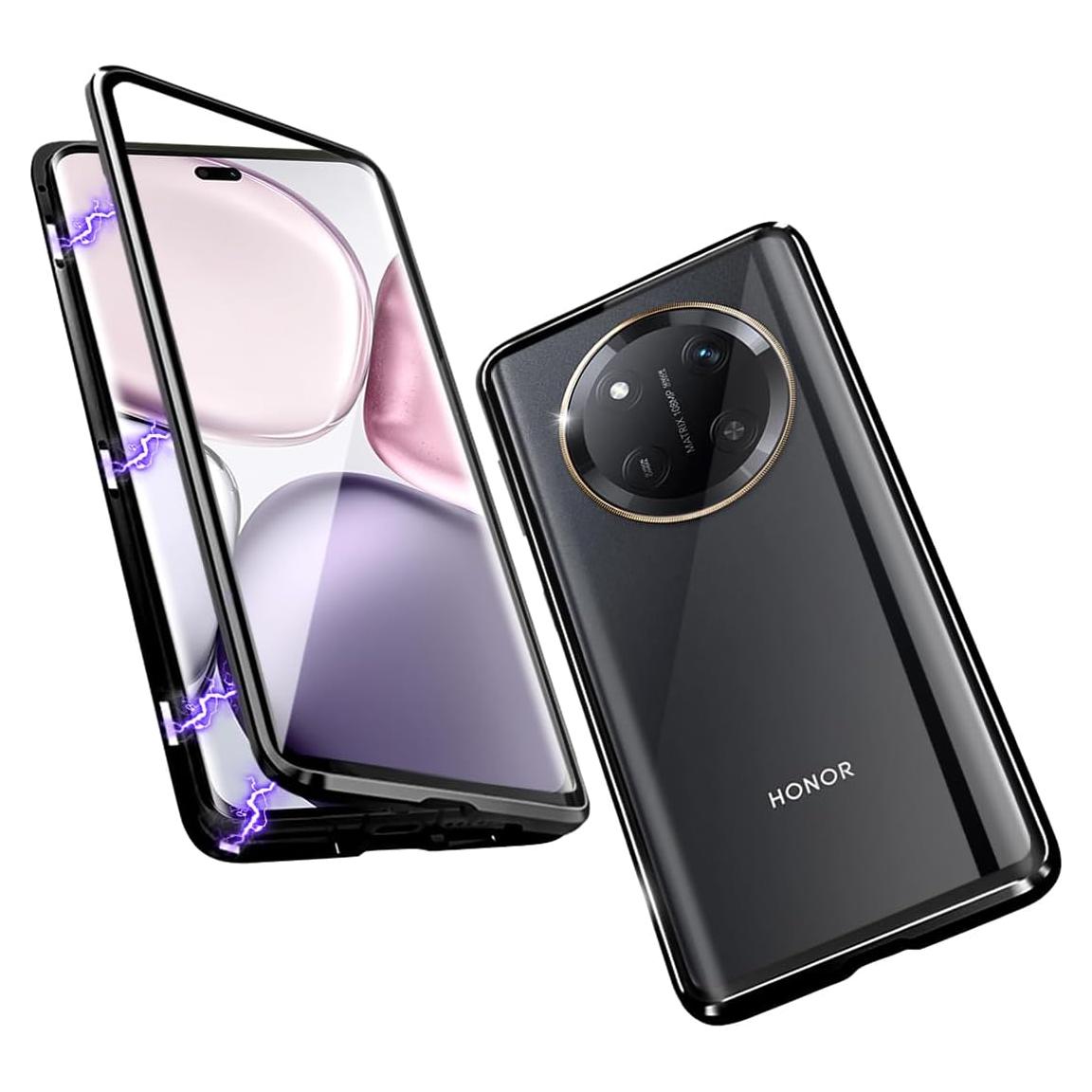 Funda Magnética QUIETIP para Honor Magic 7 Lite y X9C, Negro