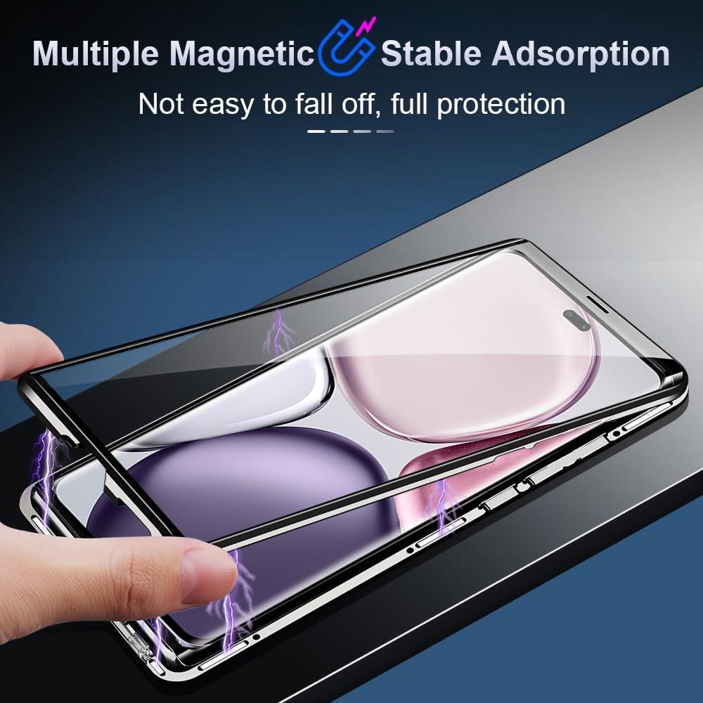 Funda Magnética QUIETIP para Honor Magic 7 Lite y X9C, Negro