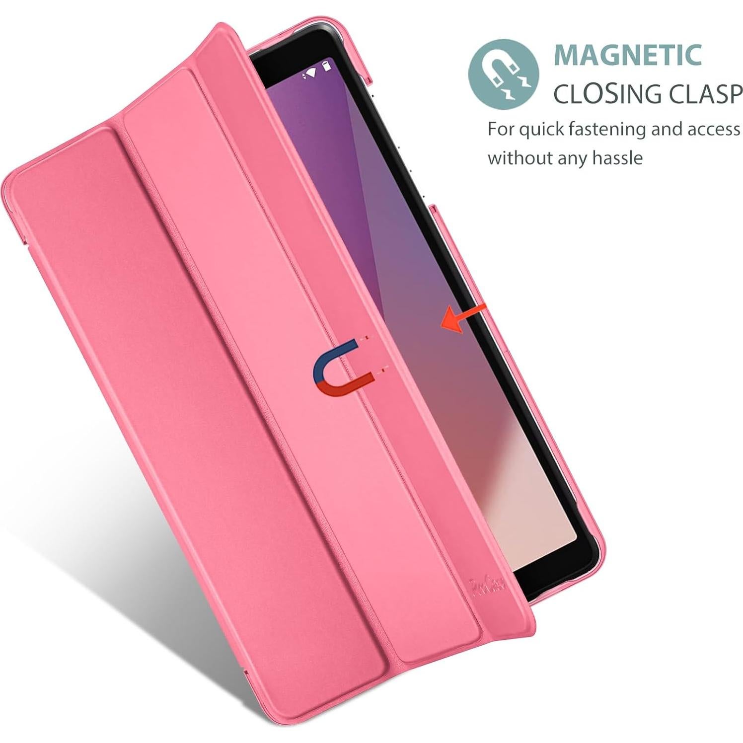 Funda ProCase para Lenovo Tab M8 8" 4ta Gen Rosa 2023
