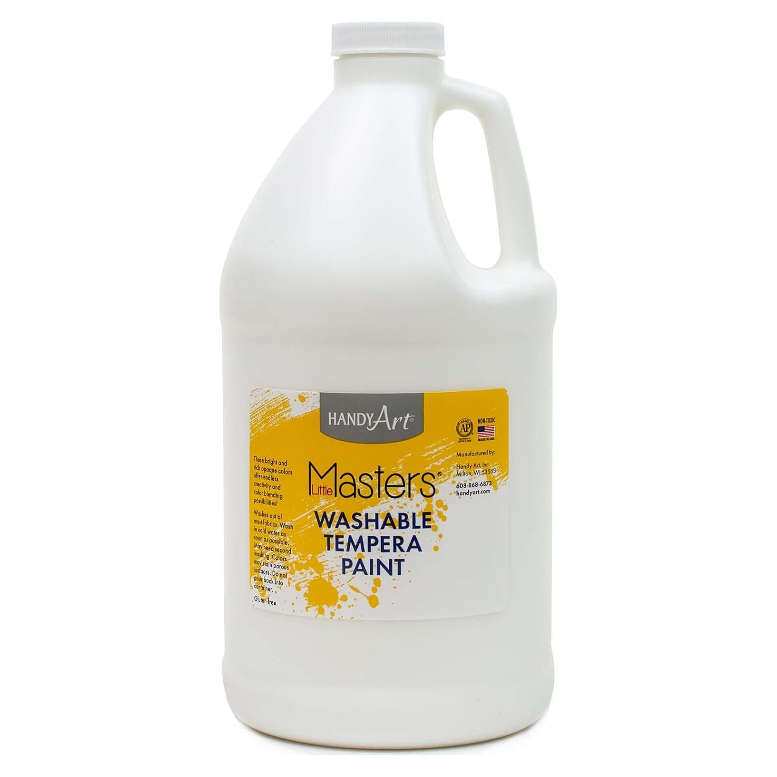 Pintura tempera lavable Handy Art 1.89 L Blanco Mate