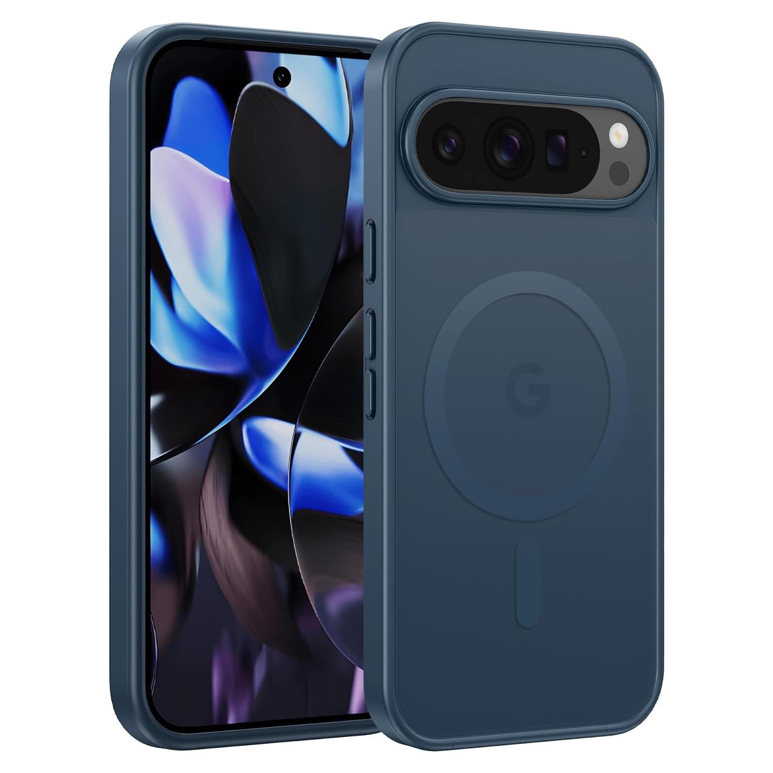 Funda Magnética FNTCASE para Google Pixel 9 Pro XL Azul
