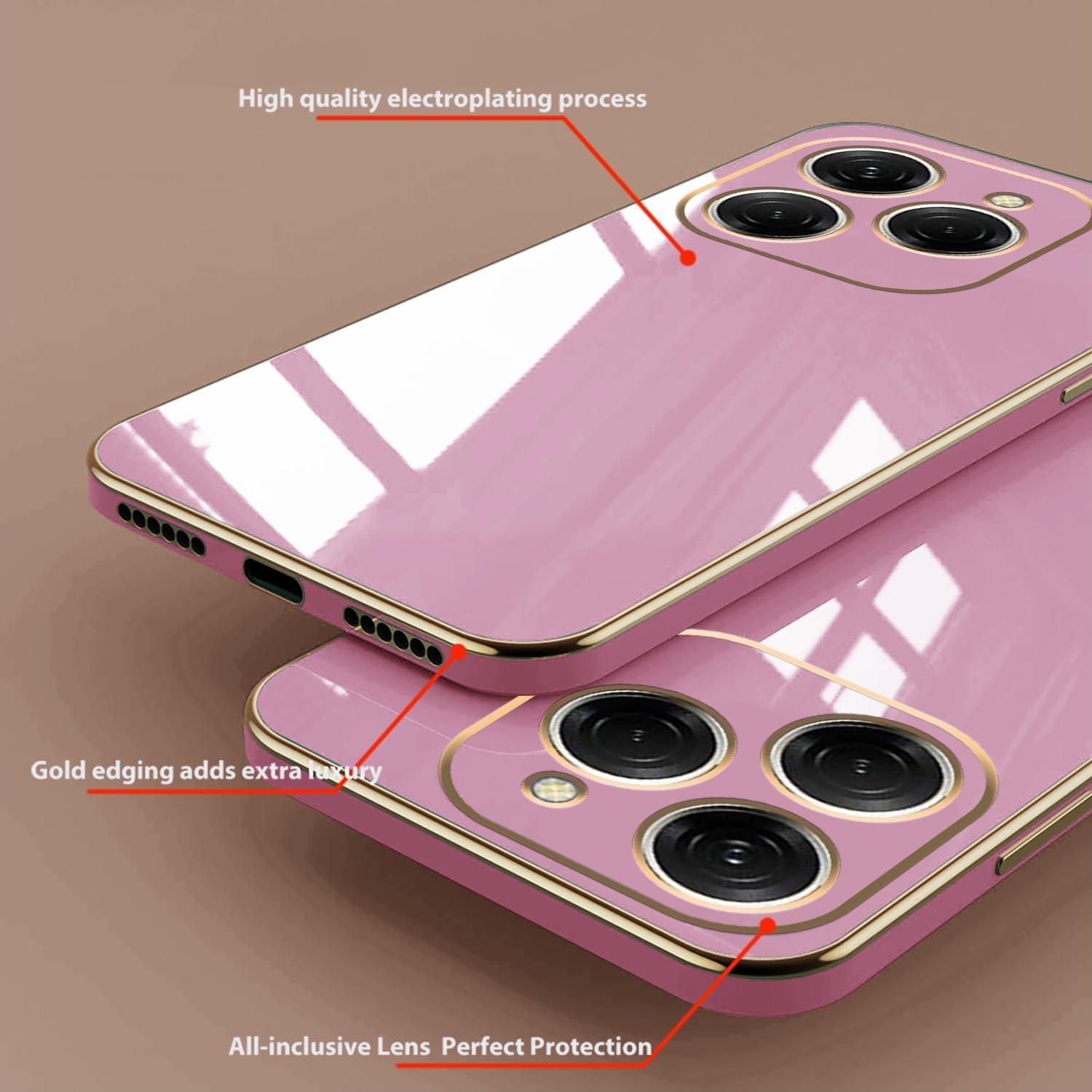 Funda de Silicona a Prueba de Golpes Tecno Spark 20 Pro Púrpura