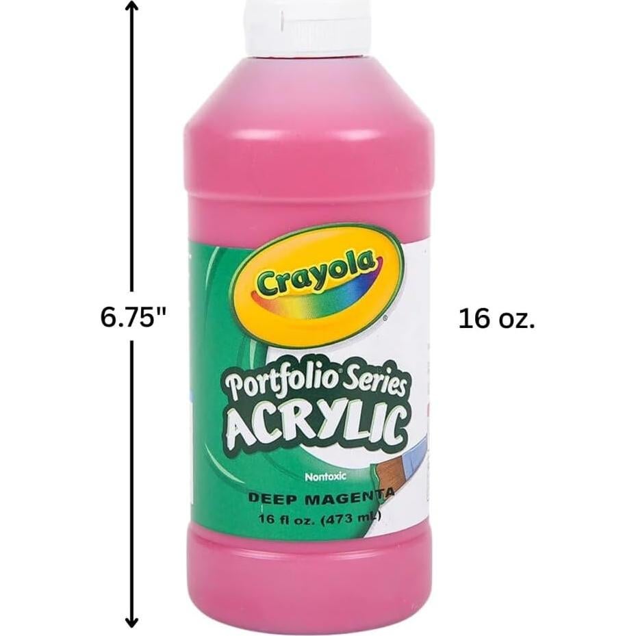 Pintura Acrílica Crayola 473 ml Magenta Profundo