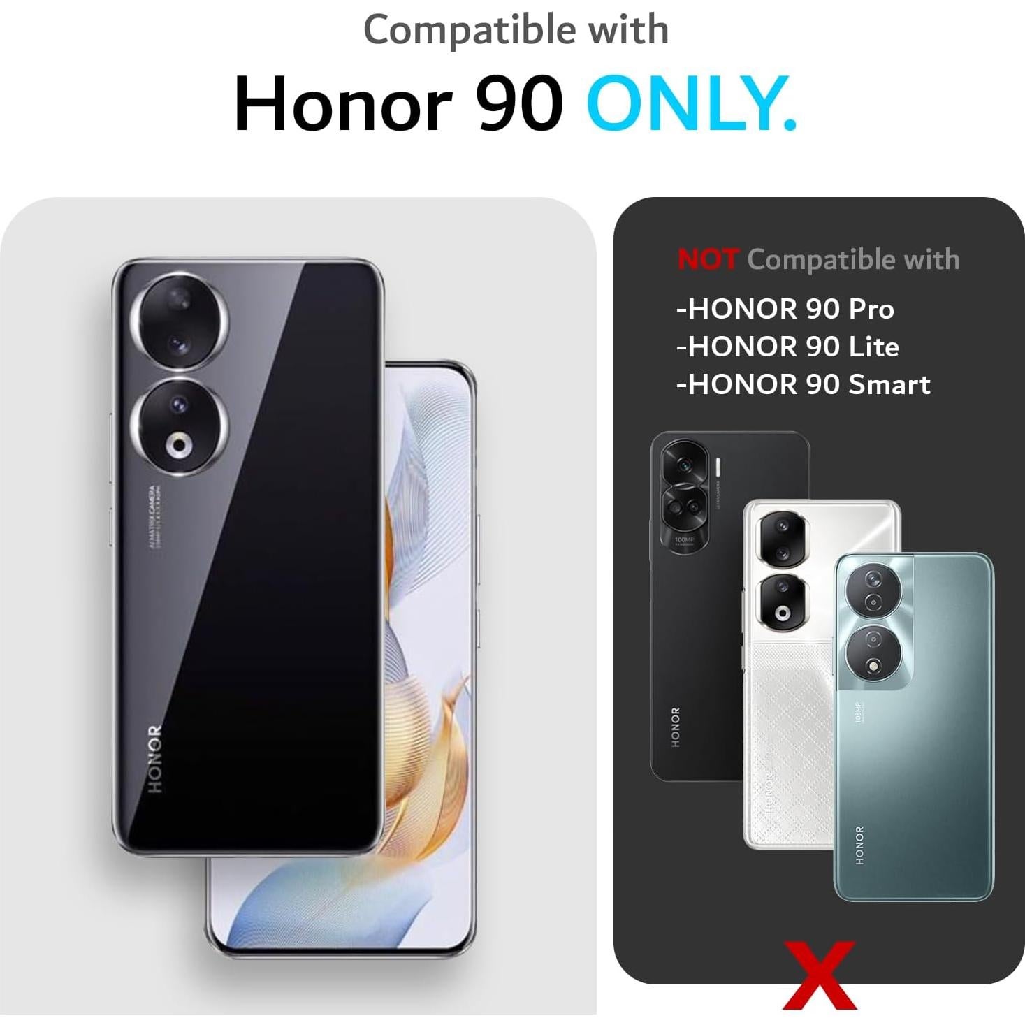 Funda TUDIA DualShield Grip Honor 90 Doble Capa Antideslizante