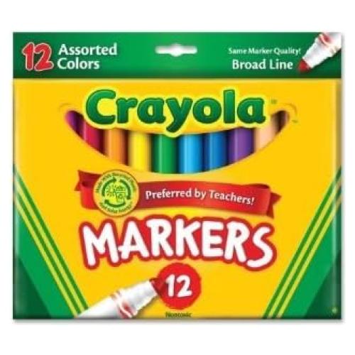 Marcadores Clásicos Crayola CR-58-7712 Anchos 12 Colores